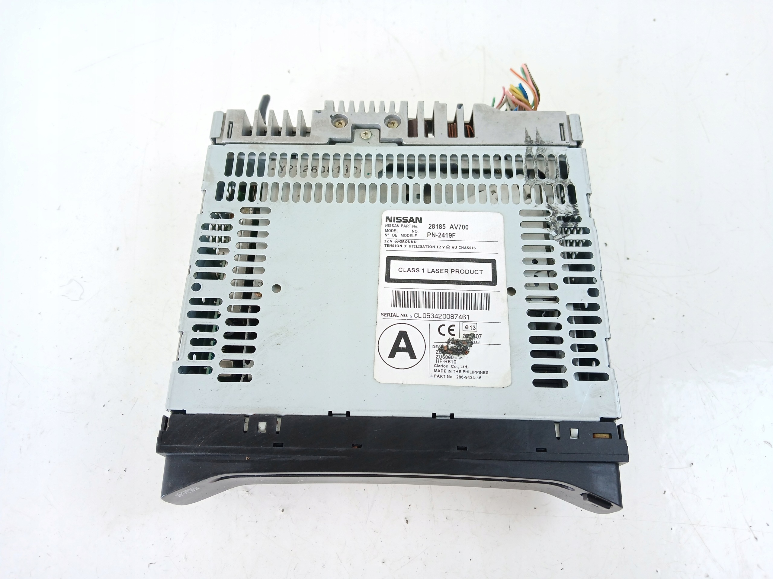 NISSAN PRIMERA P12 player navigation devices NAVI 28185AV700