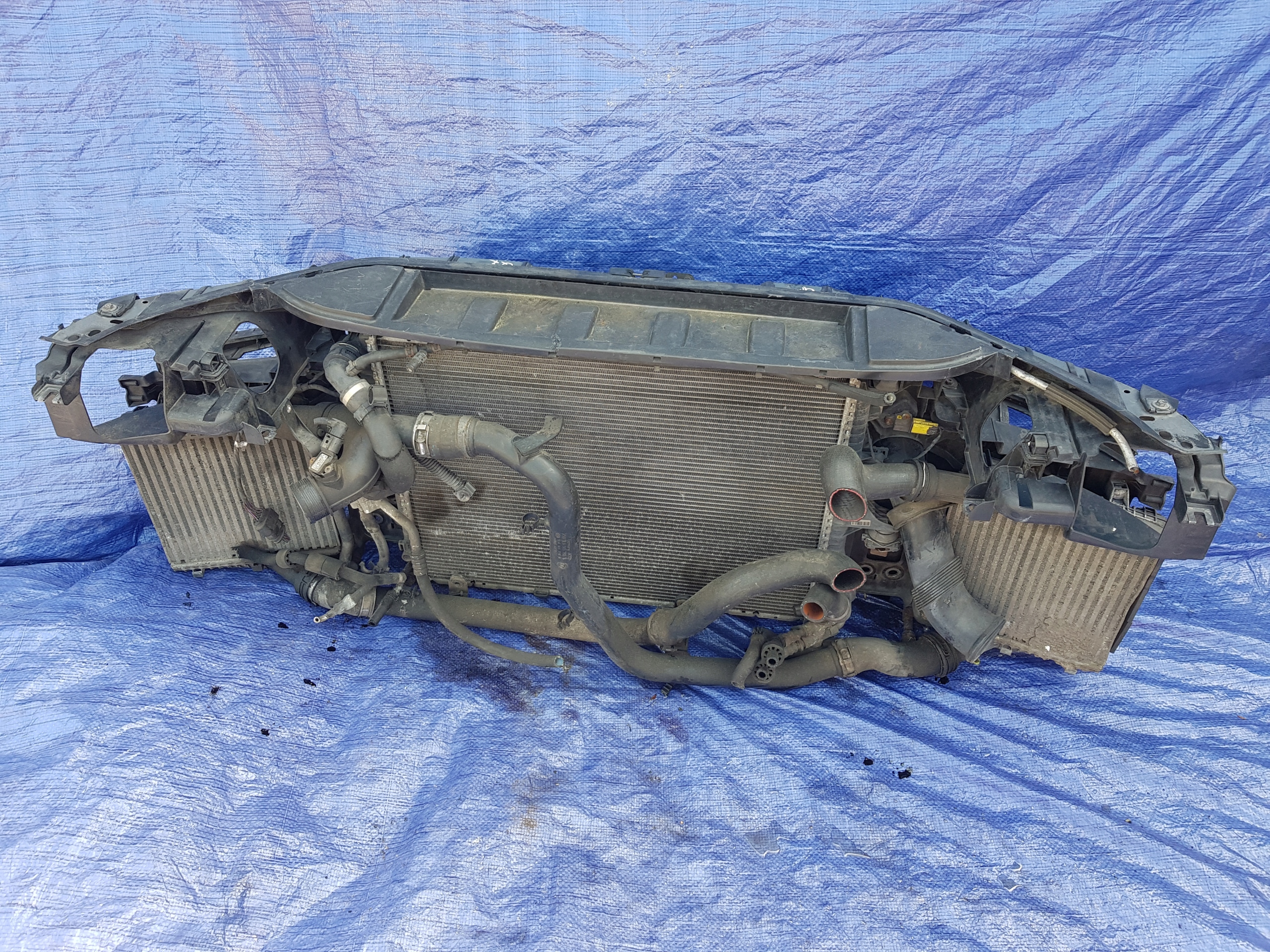 support panel for radiators radiator AUDI Q7 4L 3.0 TDI