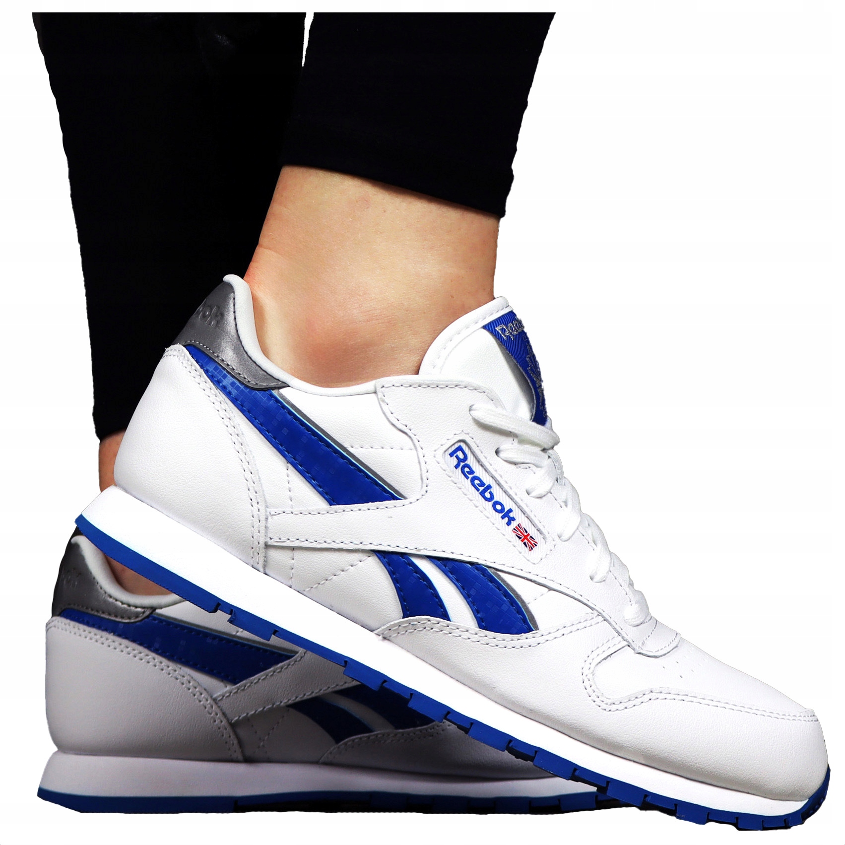 dámské boty Reebok Kožené Bílé Podzimní kožené sportovní tenisky