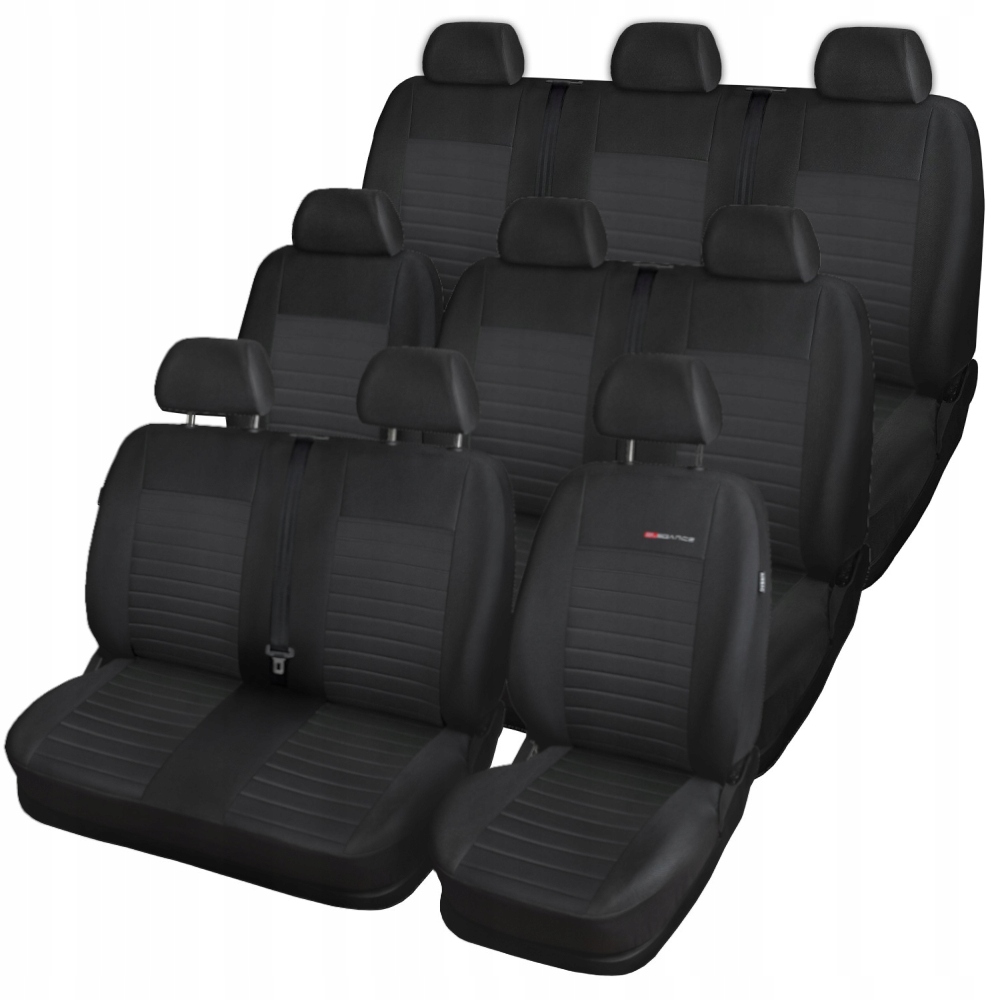 Poťahy na sedadlá na mieru pre Renault Trafic III Opel Vivaro B II 9-os.