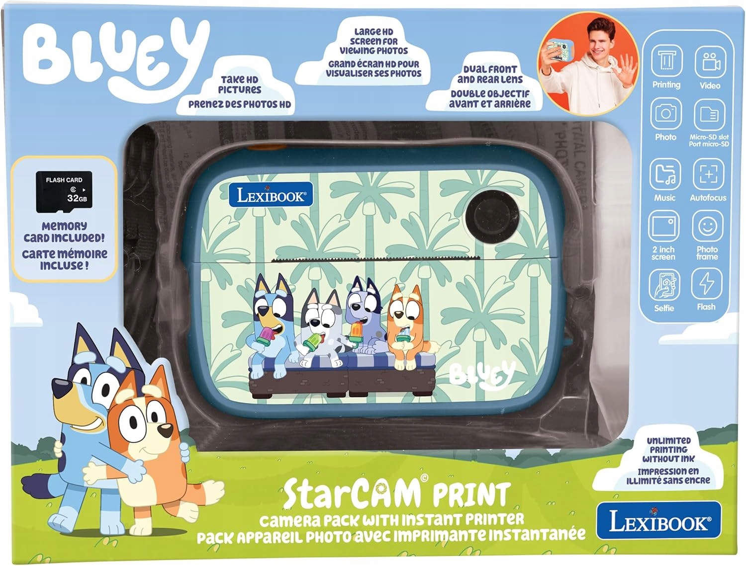Zabawka aparat natychmiastowy Lexibook Bluey DJ150BY