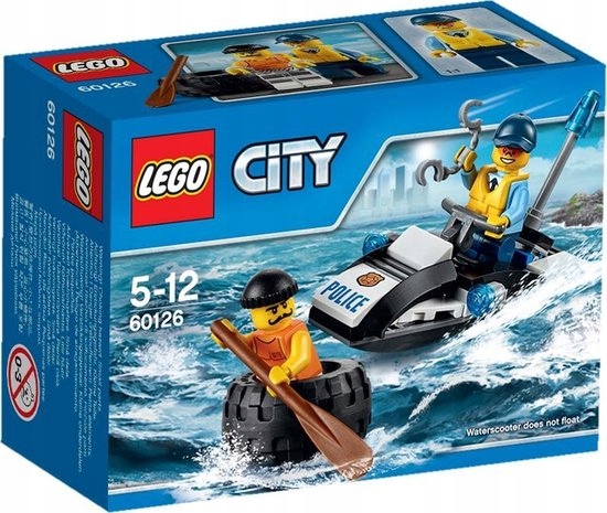 Nový stavebnice Lego City 60126 Útěk na kole Policie Misb 2016