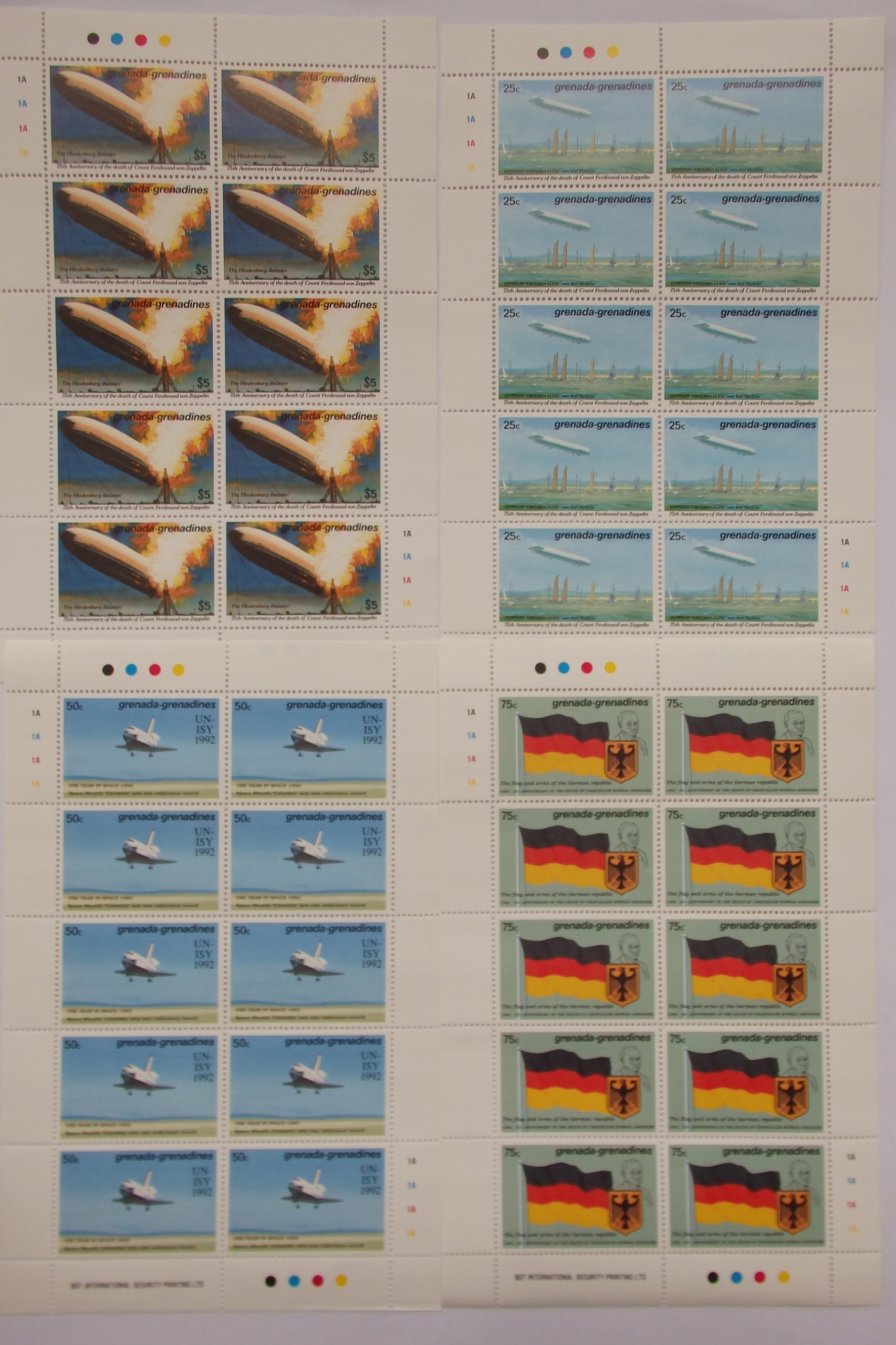 Grenada, Zestaw arkuszy, B8953
