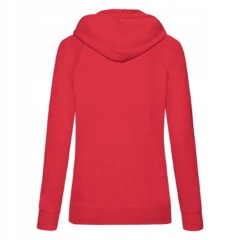 

Bluza damska z kapturem Fruit of Loom Czerwony XXL