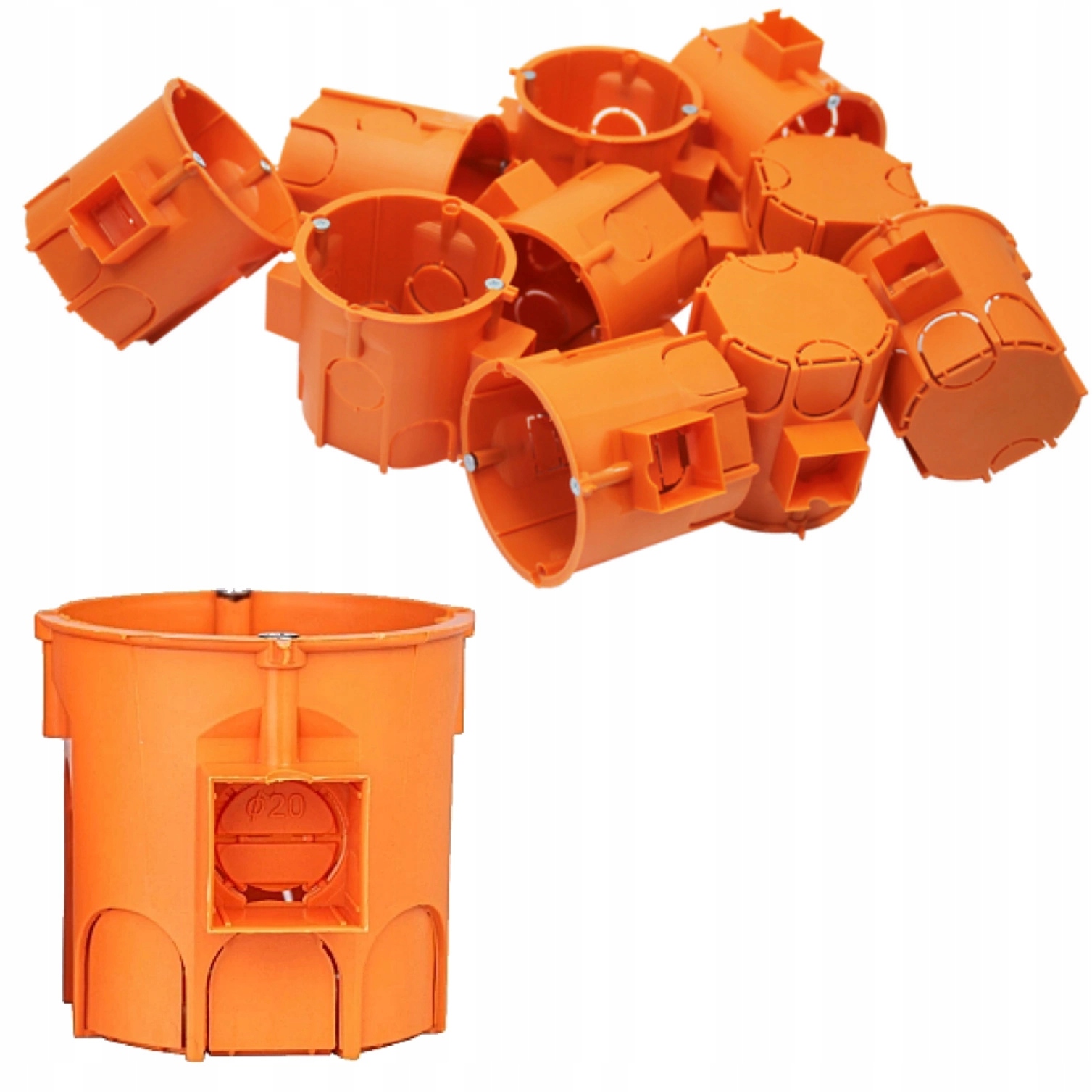 Elektrická podomítková krabice hluboká pro spojení s vruty 110 Ks Pawbol