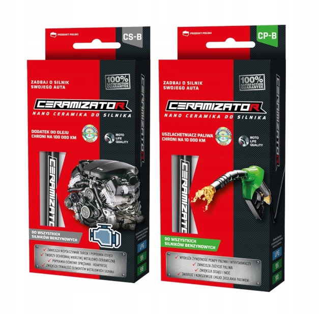 Ceramizator Zestaw preparat do silnika dodatek do paliwa Benzyna