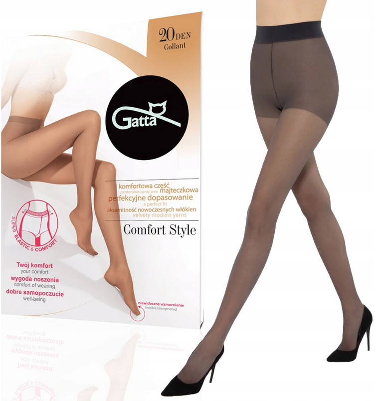 

Rajstopy Gatta Comfort Style 20 Den 3-M Fumo