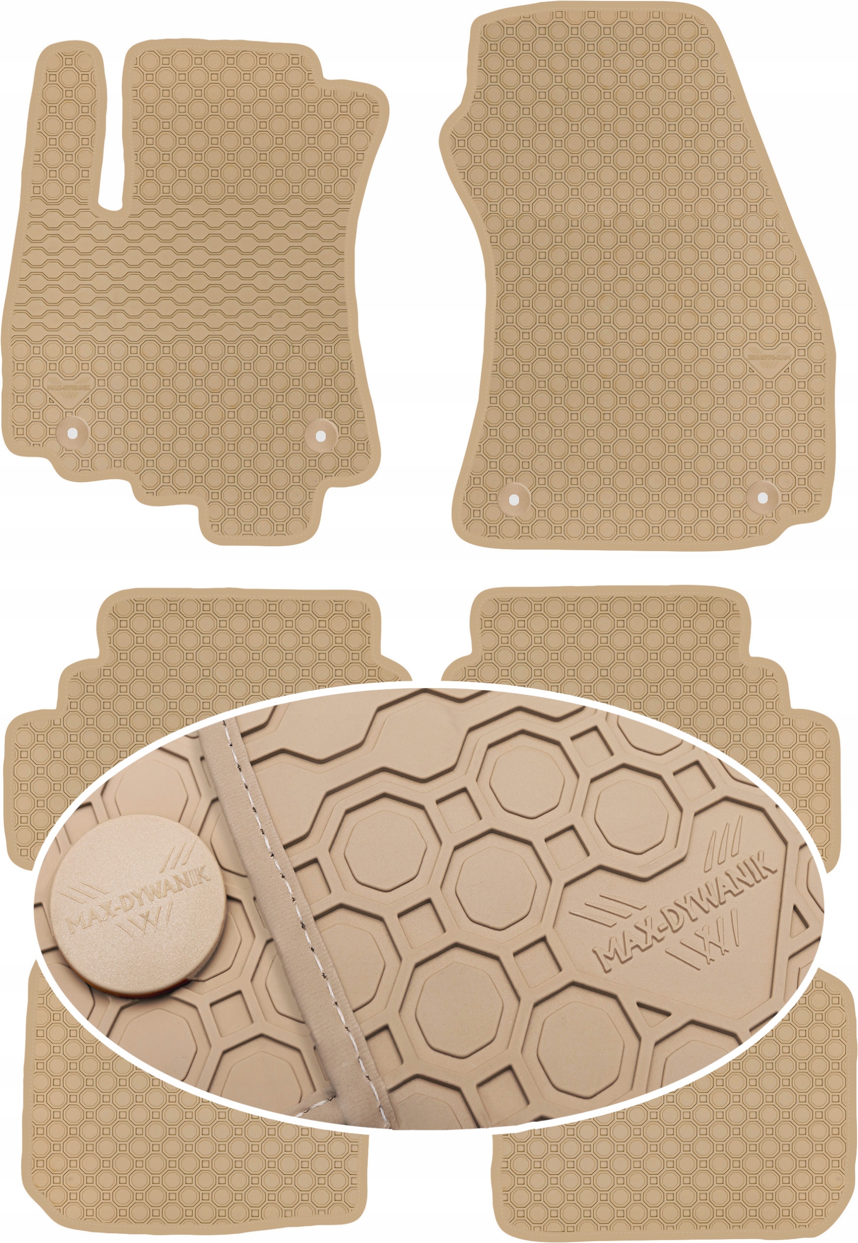 Opel Zafira A 7os 03-05 Koberce Béžové