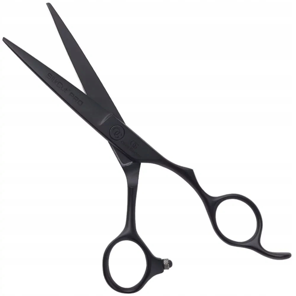 Olivia Garden Silkcut Shear Pro Matt Black, Kadeřnické nůžky, 6.5"