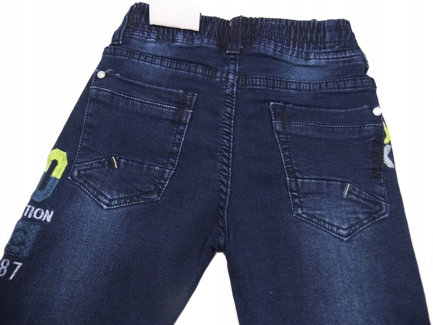 JOGGERY miękki jeans 526 LIMITED 146 jak dresy Kolor wielokolorowy