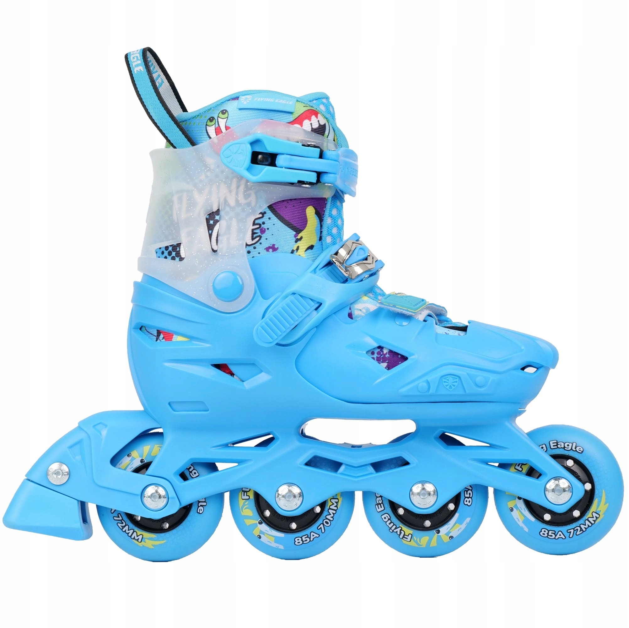 Rolki dla dzieci Rolki Regulowane Flying Eagle S3 niebieski 32-36