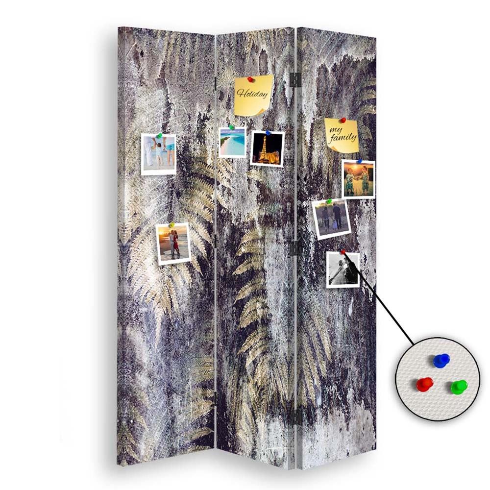 Paraván oboustranný korkový, Dynamika přírody 110x170