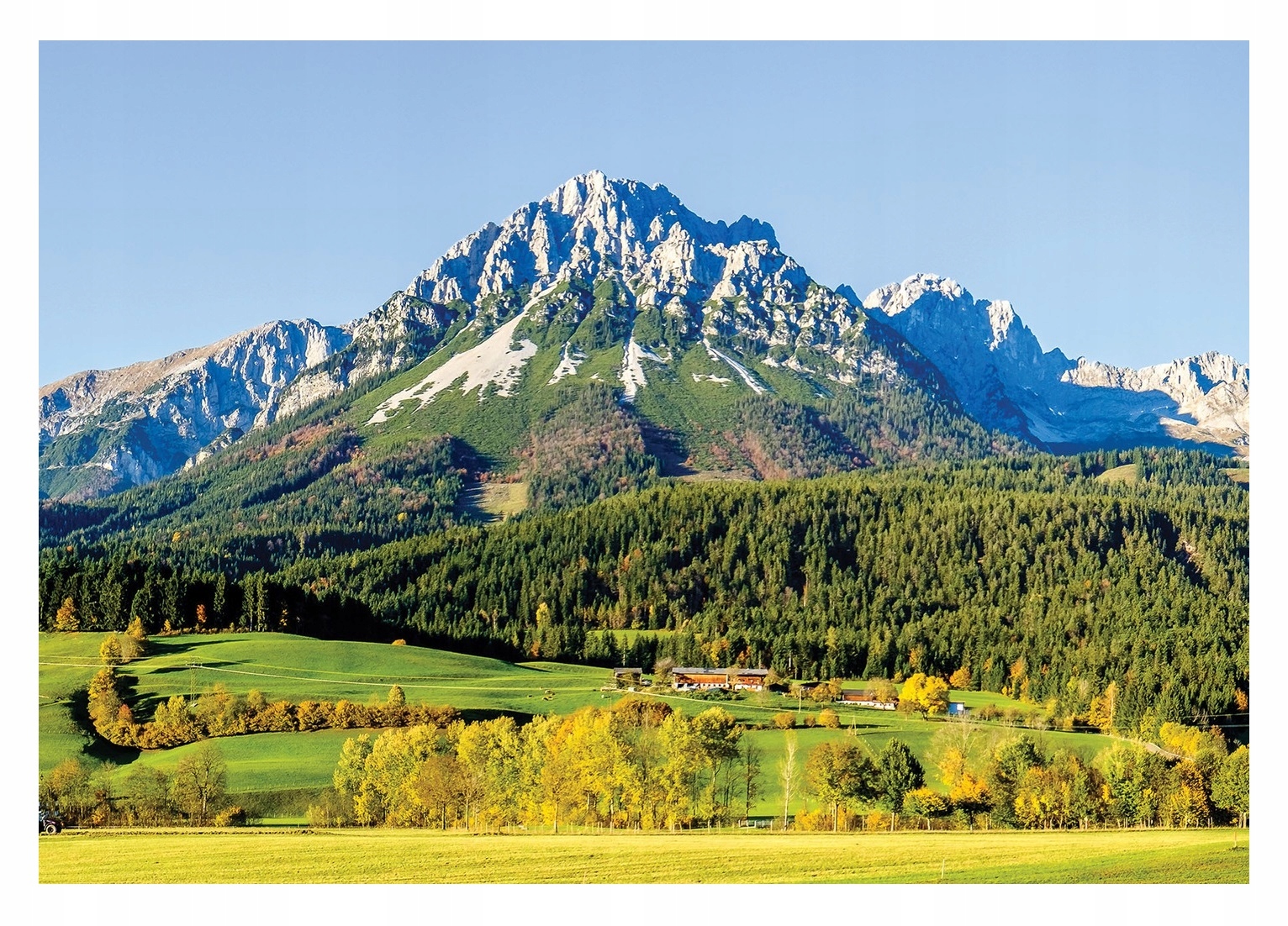 Fototapeta 3D Hory Krajina Mlha Nebe 416x254
