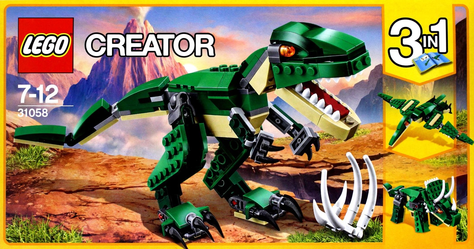 

Lego Creator Potężne Dinozaury 3W1 (31058) (klocki