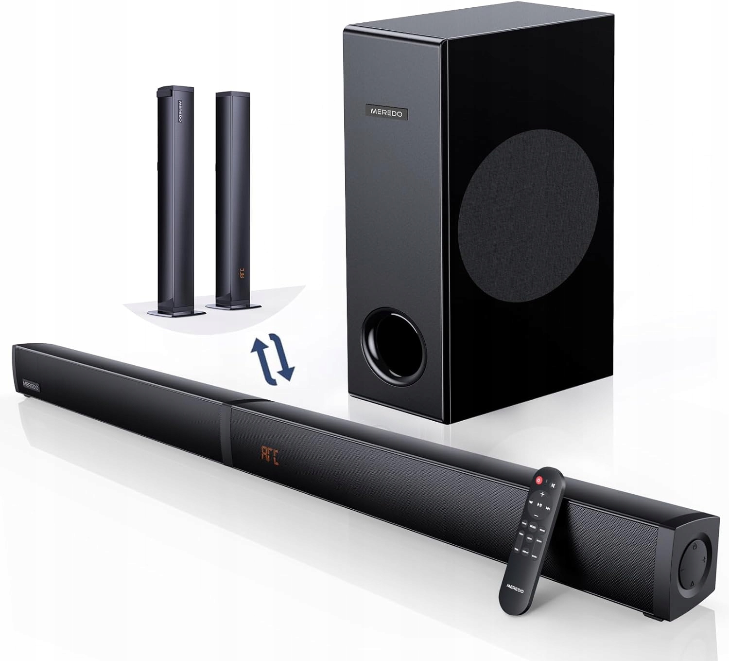 Soundbar MEREDO d40ah-7m 2.1 180W