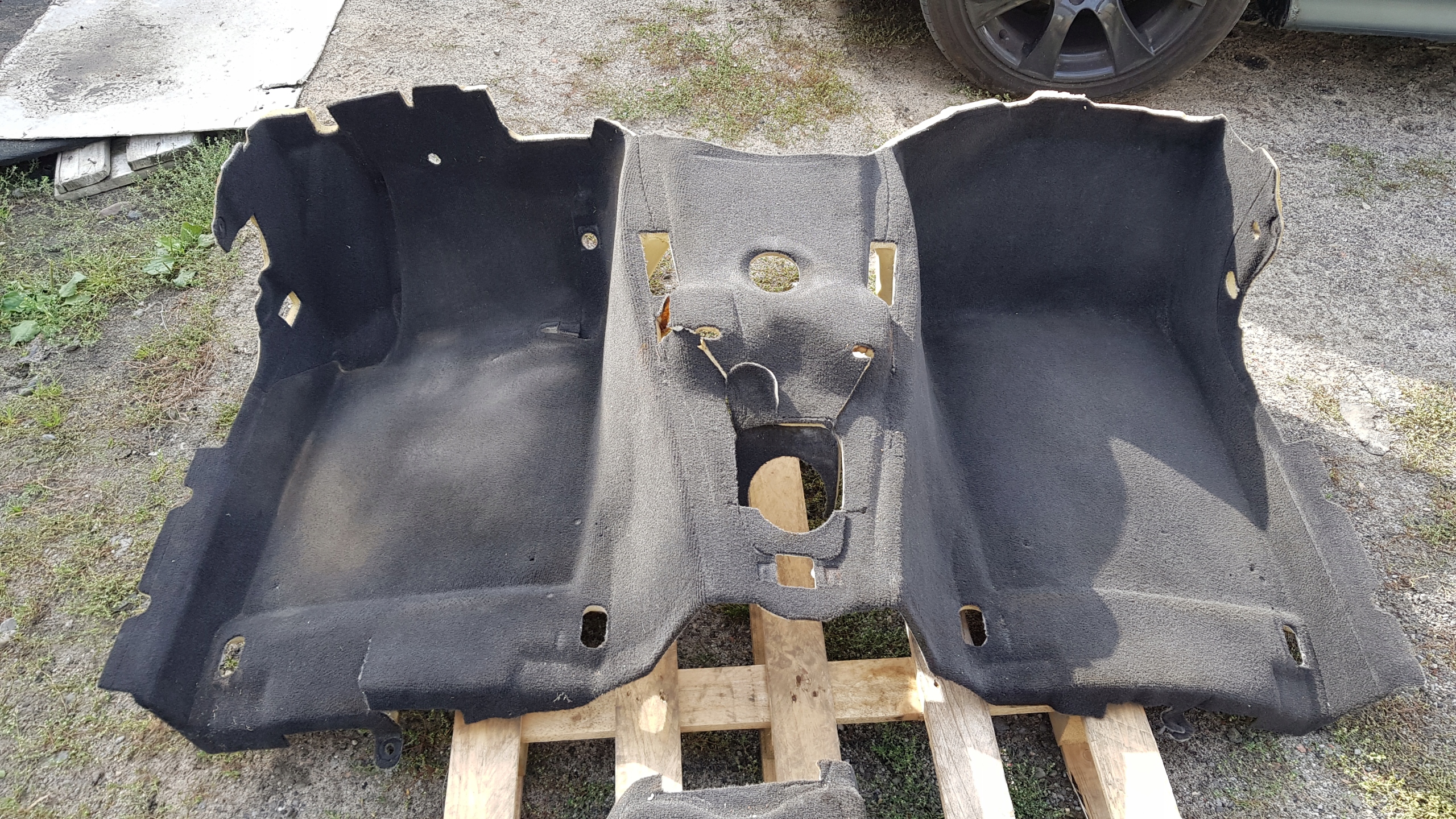 MERCEDES W220 carpet mats front rear part