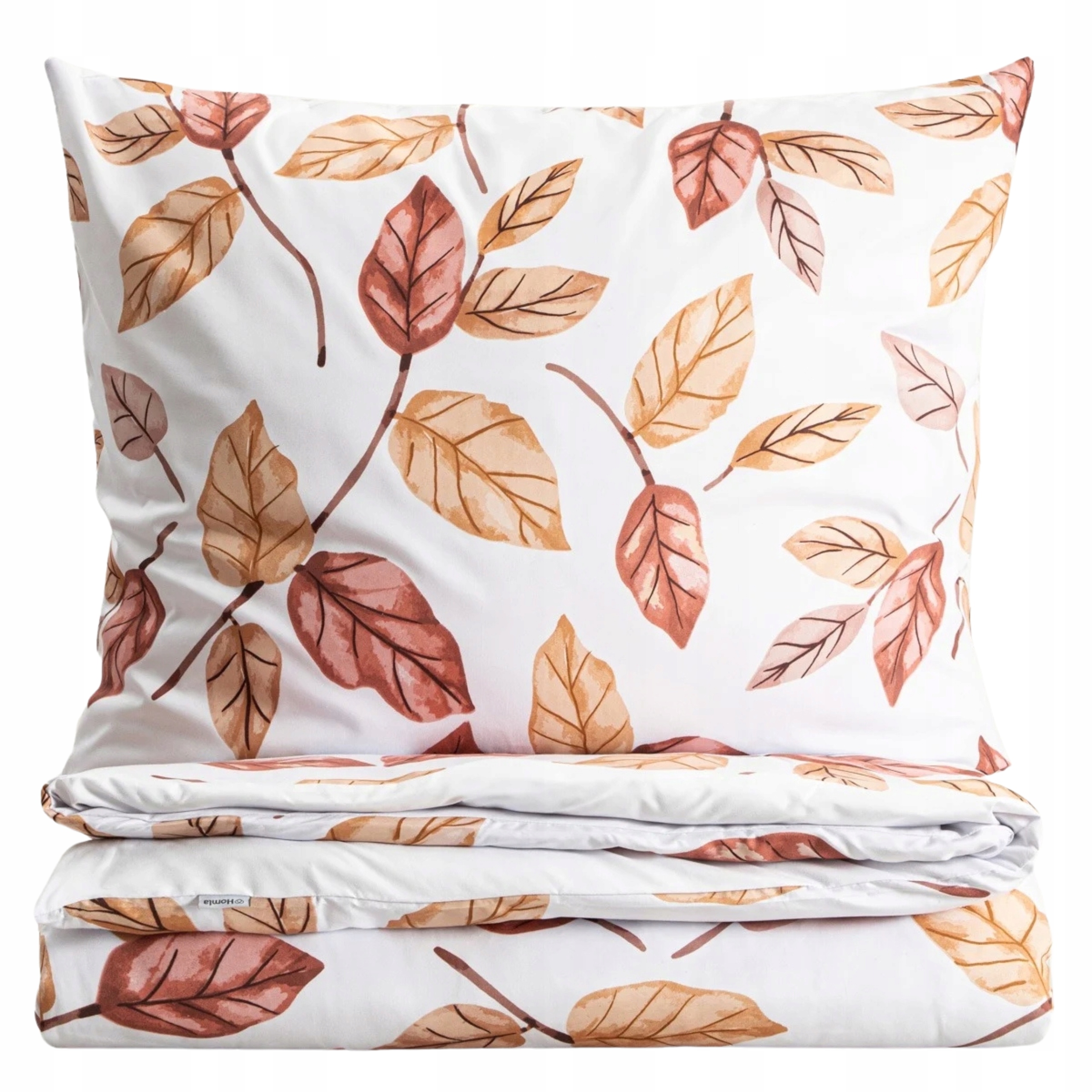 Povlečení Leafy z mikrovlákna s motivem listů 220 x 200 cm 2 x 70 x 80 cm Homla