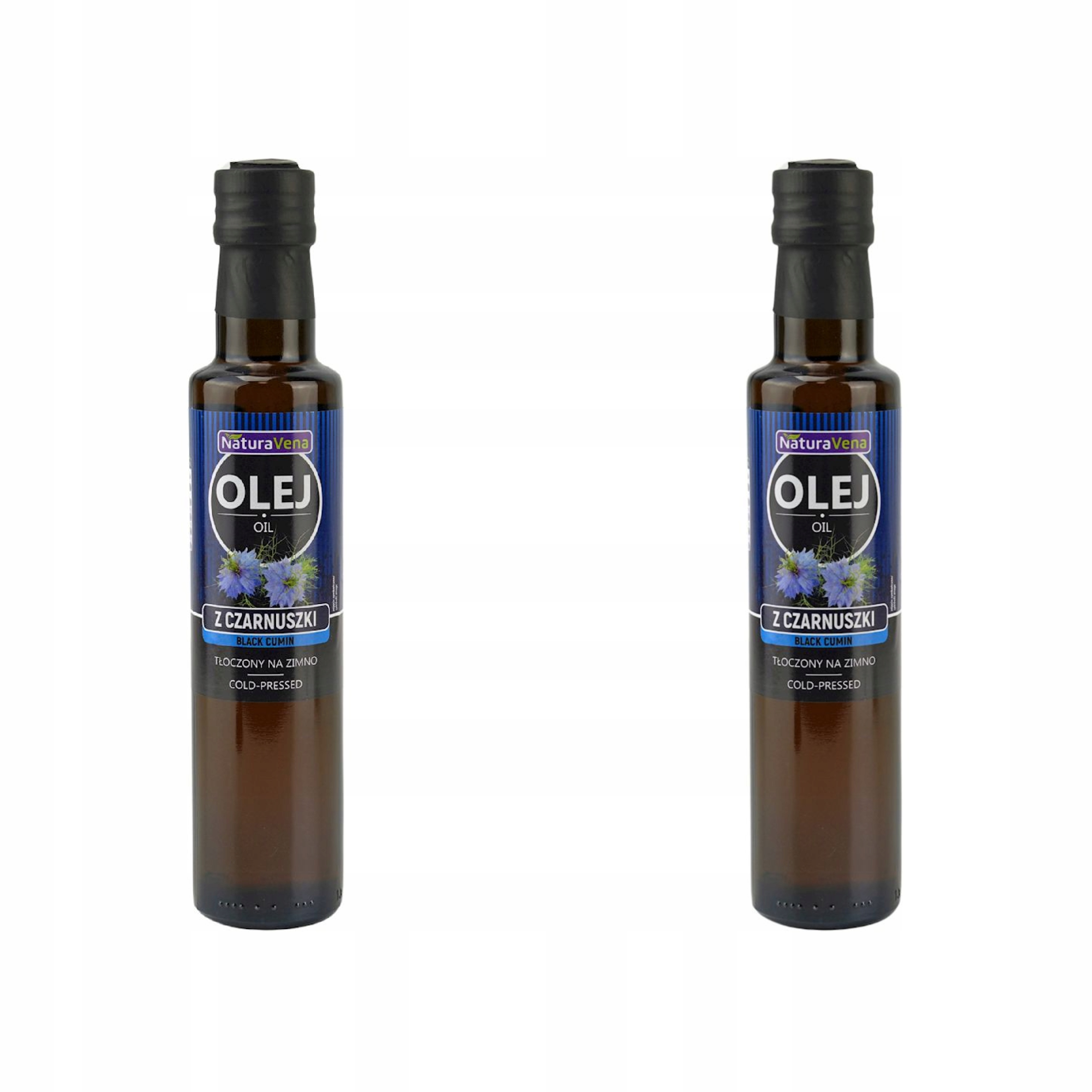 2x Olej Z Czarnuszki Tłoczony Na Zimno 250 ml Naturavena