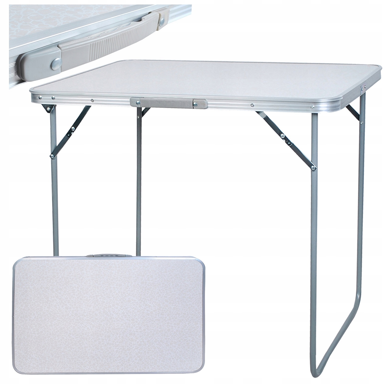 Stolik Turystyczny Składany Stół Kempingowy Walizka Ogrodowy Kemping 80x60