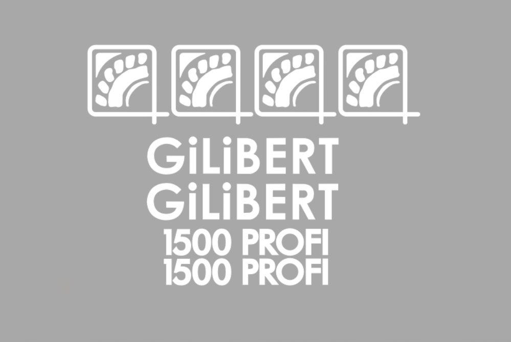 Samolepky Gilibert 1500 Profi