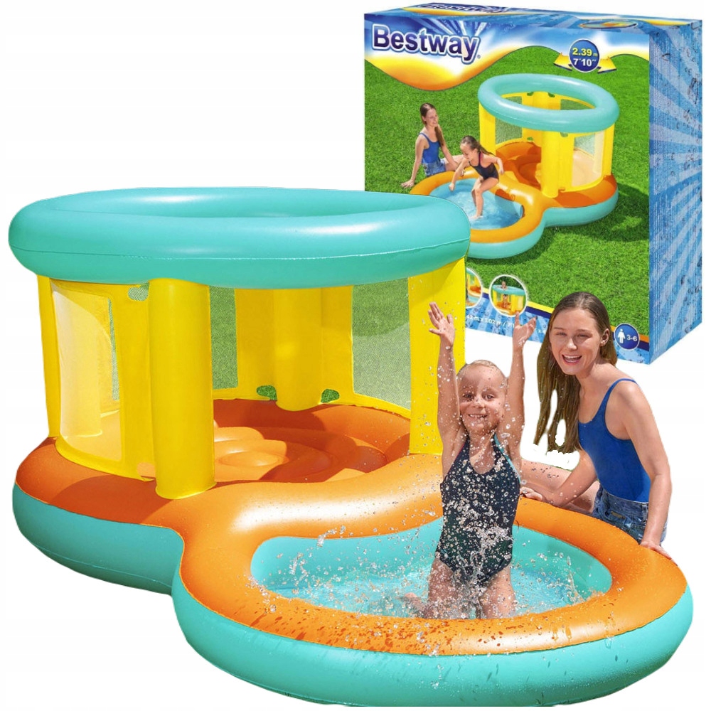 Trampolina Dmuchana Wodny Plac Zabaw Basen Jumtopia Bestway 239x142 CM