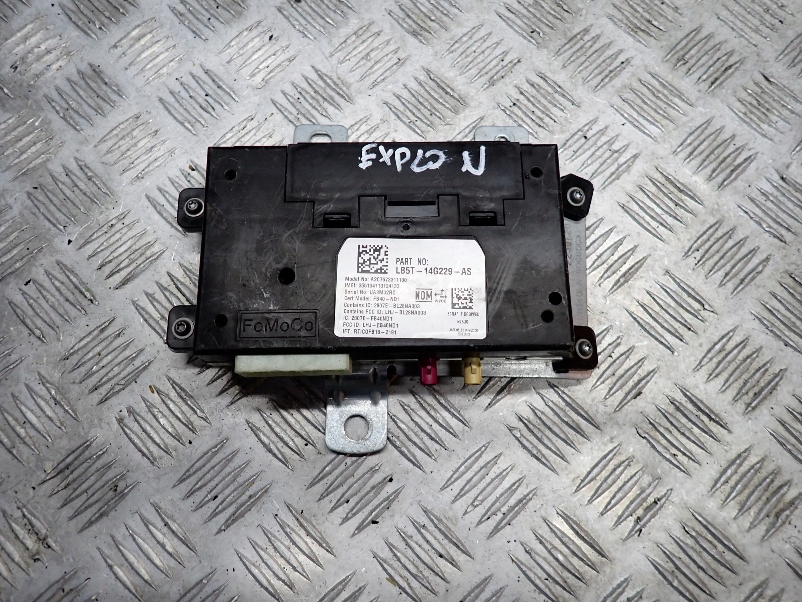 Moduł Telematic TCU Ford Explorer 3.3 Hybrid 20-