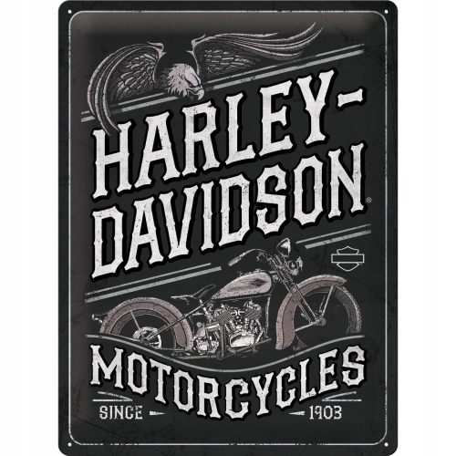 Металлический плакат 30х40 Harley Davidson, металлический Лист3d!!!