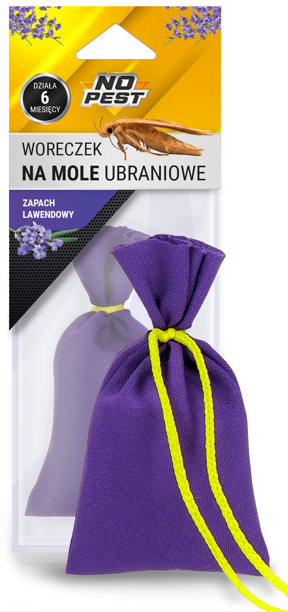 

Lawendowy Woreczek Na Mole Odzieżowe No Pest