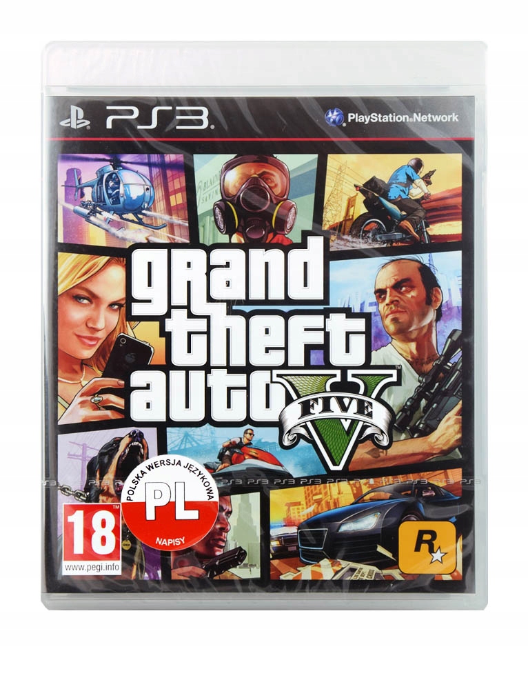 

Gta 5 Grand Theft Auto V Mapa PS3 Napisy Pl