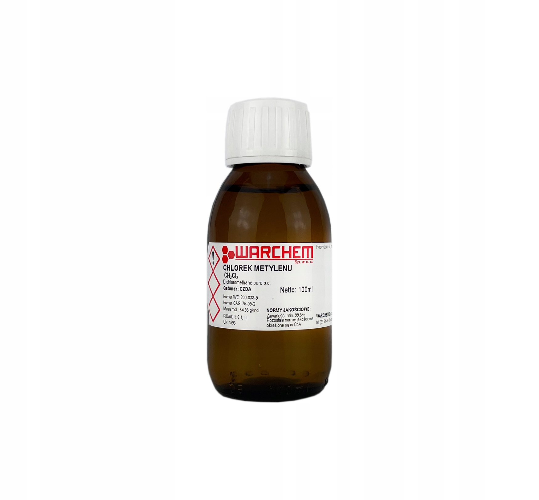 

Chlorek Metylenu (dichlorometan) Czda 100ml