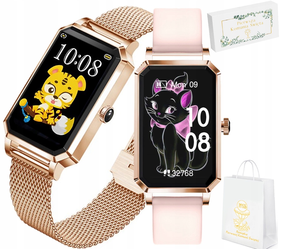 

Dziecięcy Smartwatch Rubicon rose gold Torebka