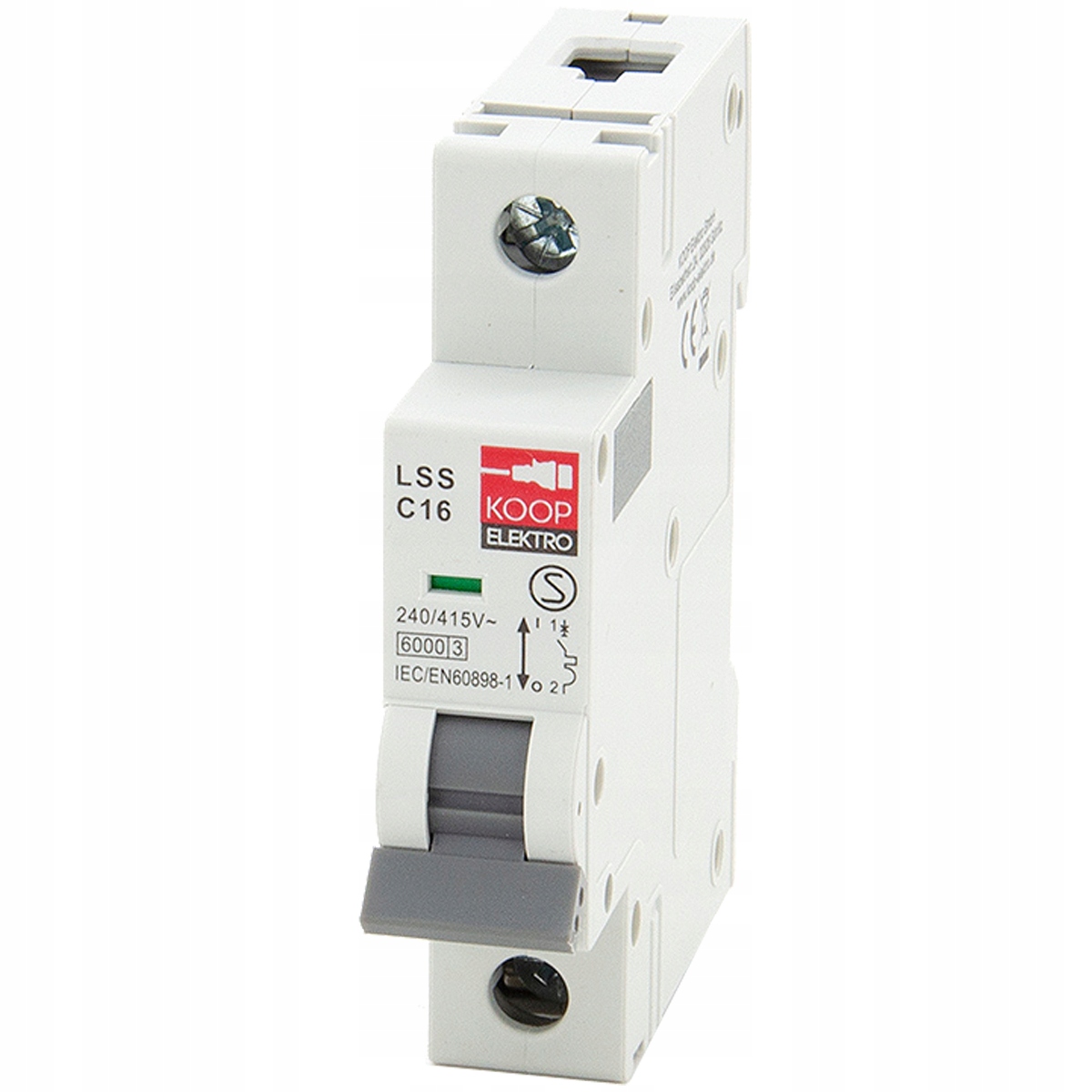 

Wyłącznik Bezpiecznik Nadprądowy C16A 16A Koop