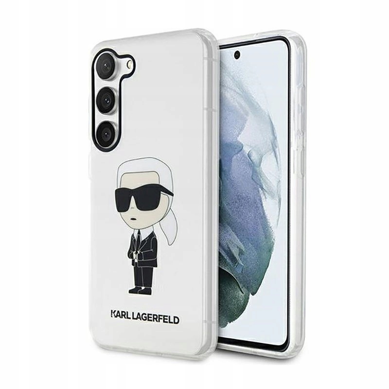 Karl Lagerfeld IML Nft Ikonik Pouzdro pro Samsung Galaxy S23 průhledný