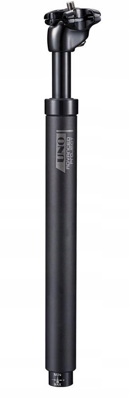 Wspornik siodła alum. amortyzowany 31,6 x 350 SP-380 czarny mat Uno