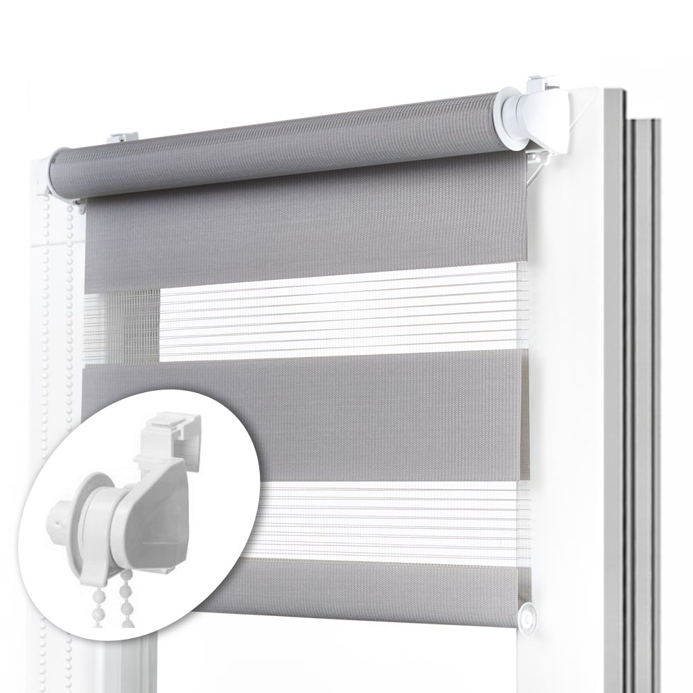 Roleta gotowa do montażu 119x230 cm CIEKAWE KOLORY Typ montażu bezinwazyjny