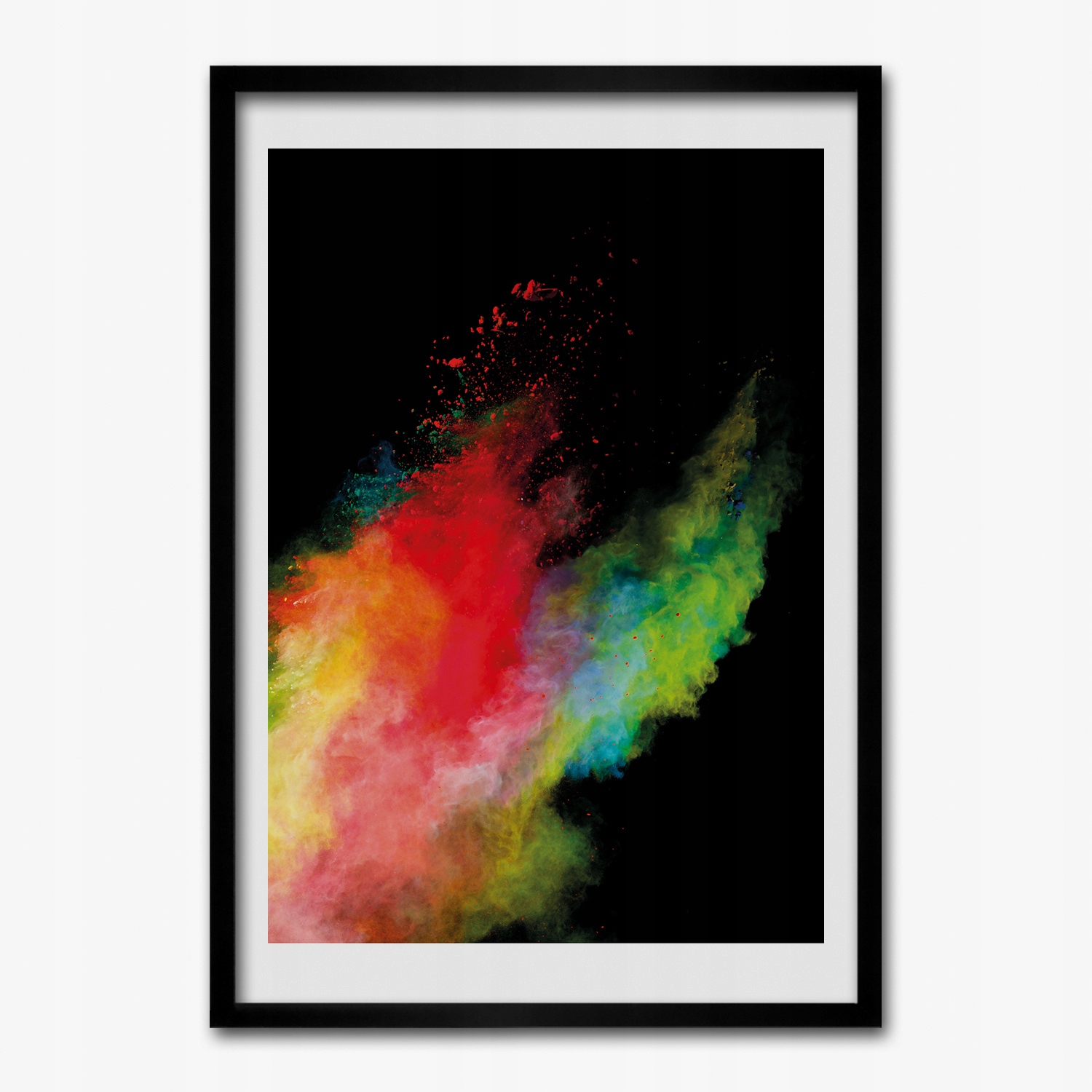 Obraz v rámu Mdf Abstrakce kouř barva 50x70 cm