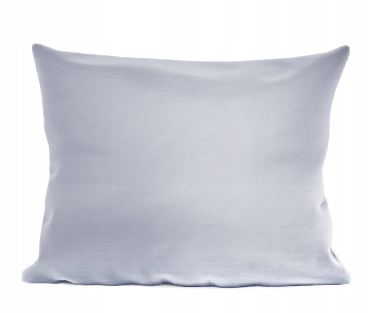 SZARA POSZEWKA SATYNOWA NA PODUSZKĘ ZAMEK 50X60