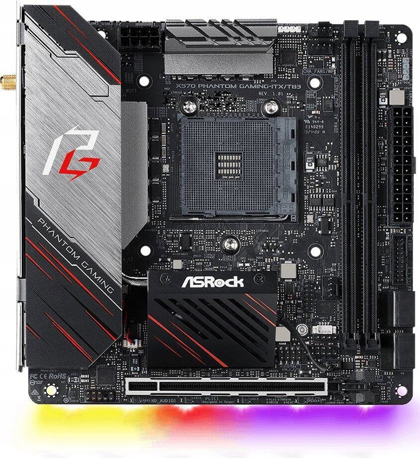 Základná doska Mini ITX ASRock X570 PHANTOM GAMING ITX/TB3 (Socket AM4) Wi-Fi