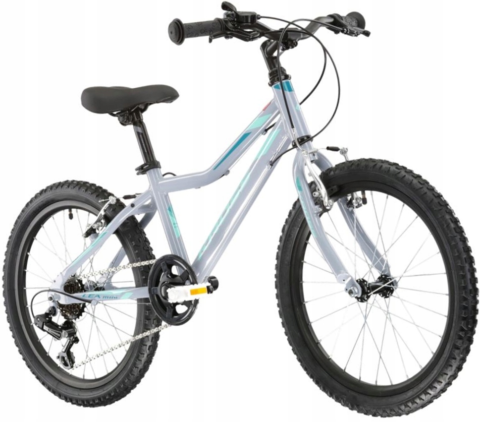 Rower dziecięcy Kross Lea Mini 1.0 koło 20 " Rama Alu szaro seledynowy
