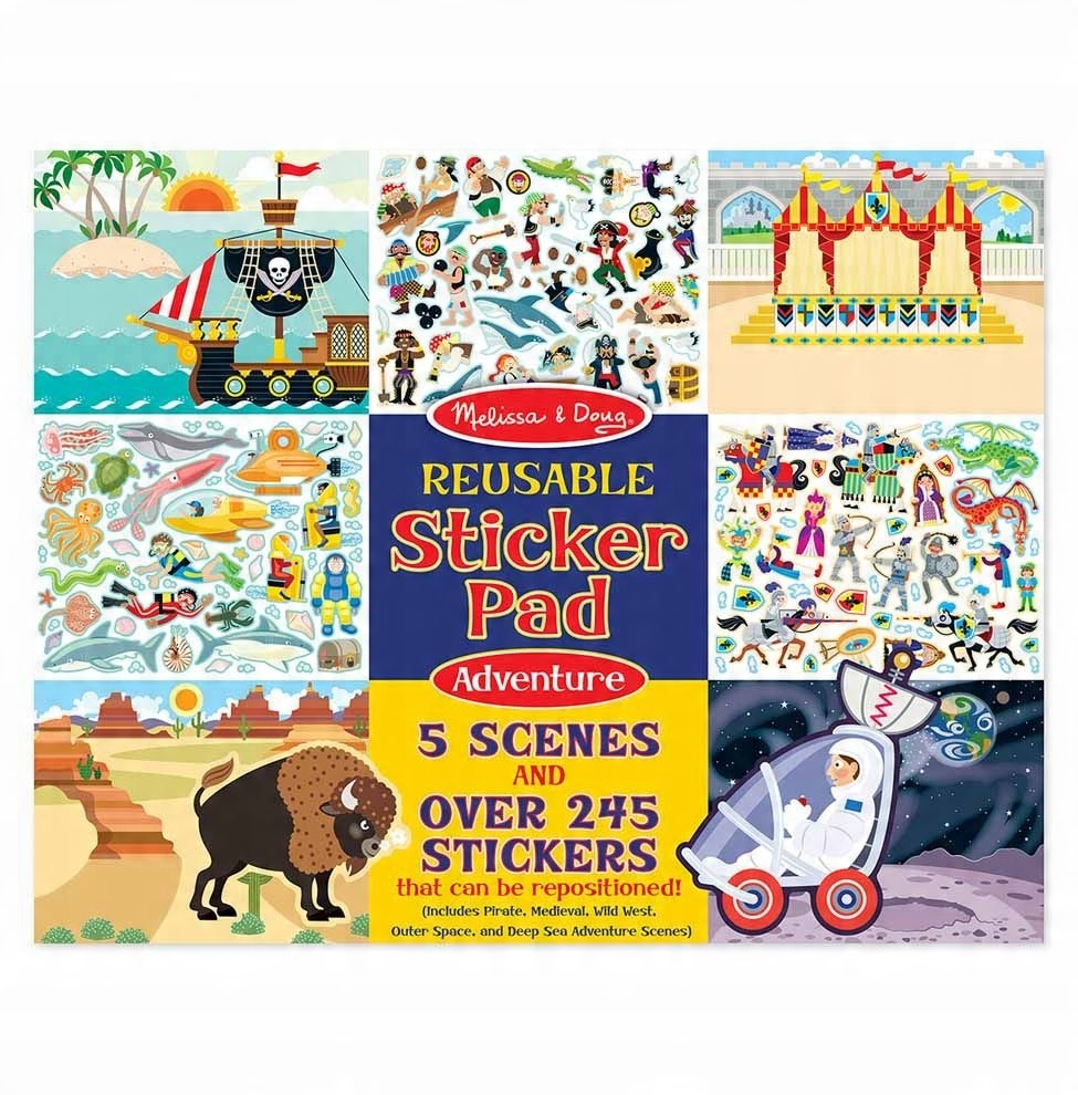 

Naklejki Wielorazowe Melissa&Doug Przygoda 3+