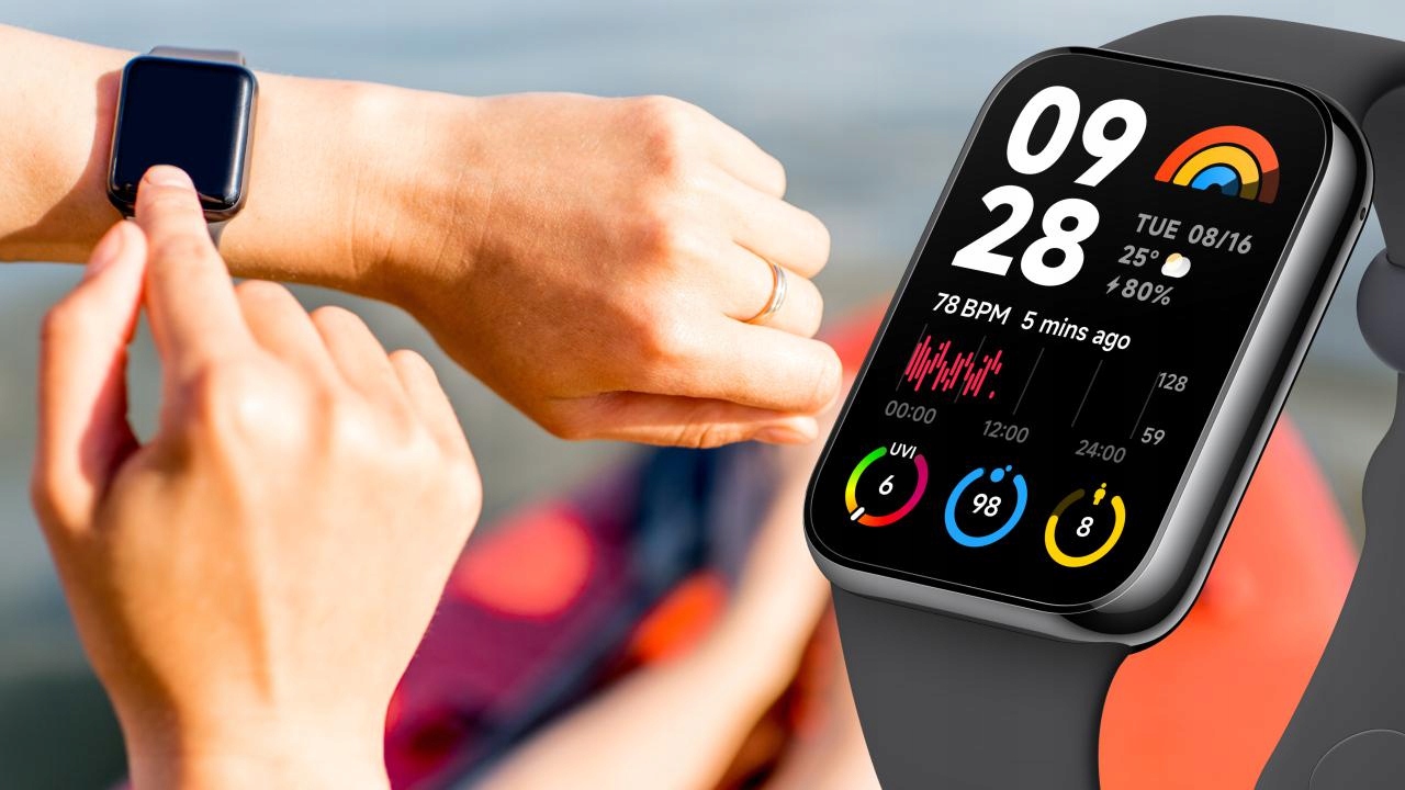 OPASKA SPORTOWA Xiaomi Smart Band 8 Pro BLACK AMOLED 1,74" 5 ATM BT 5.3 BLE Przekątna ekranu 1.74