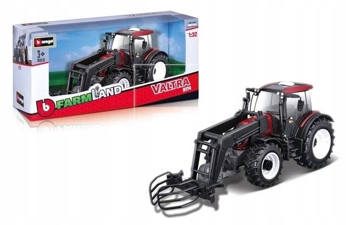 Valtra N174 s pluhem Bburago
