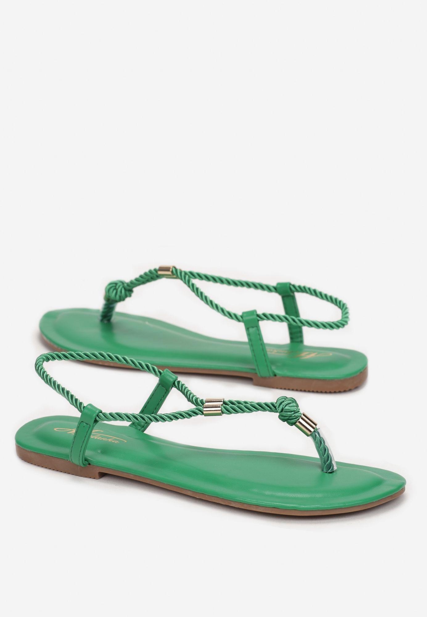 

Renee Zielone Sandały damskie 40 Casual