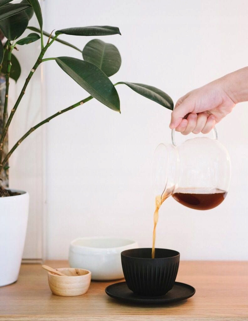 Huskee Pokrywka do kubka Huskee Charcoal 1 szt Wzór dominujący Inny wzór