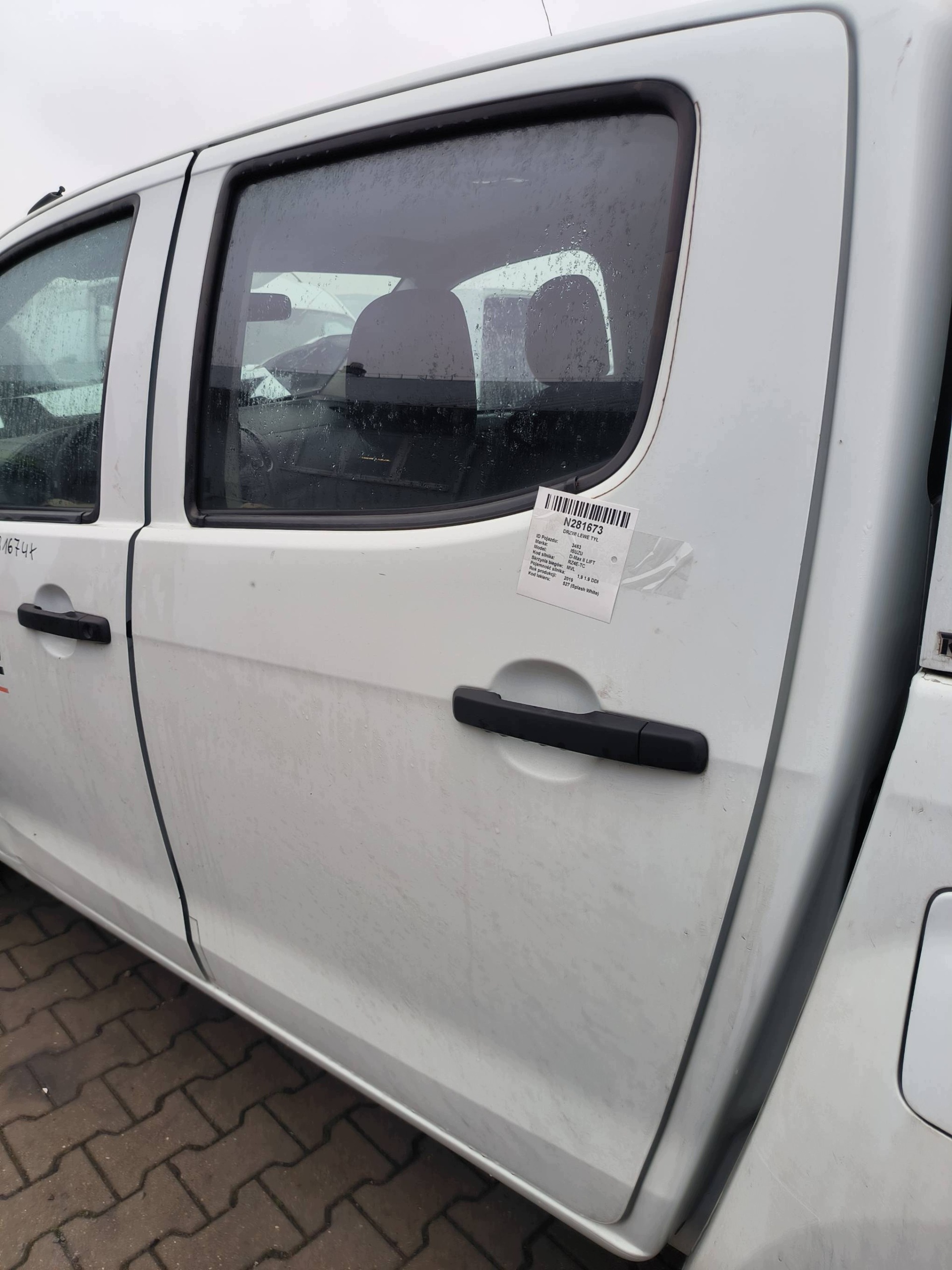 tür links heck 2019 ISUZU D-Max II LIFT