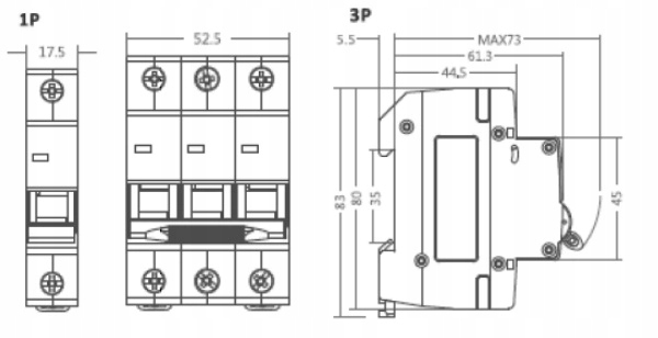 VCX Rozłącznik Izolacyjny Główny Modułowy 3P 40A Stan opakowania oryginalne