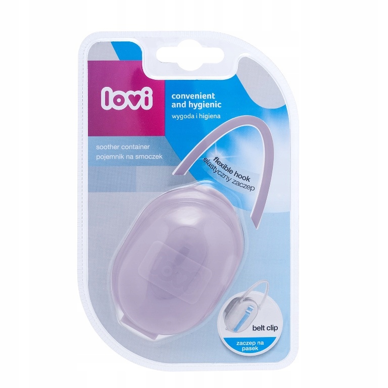 LOVI Pojemnik pudełko na smoczek smoczki Róż Kolor odcienie różu