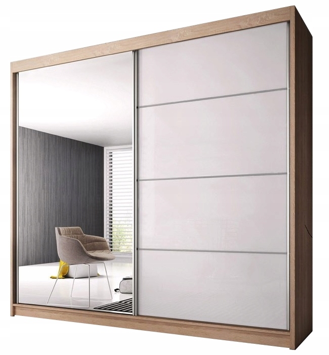 

Szafa Conti 35 (233) dąb sonoma/biały połysk