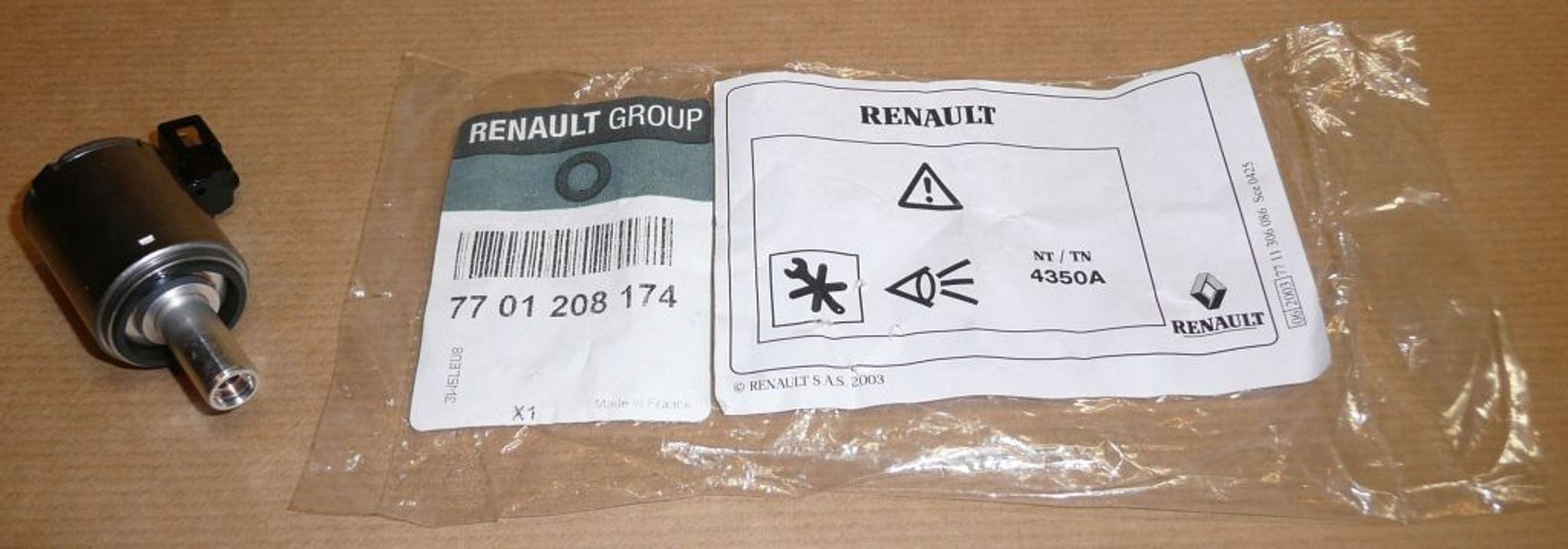 Elektroventil Aut.skrz.bieg.renault DP0 7701208174
