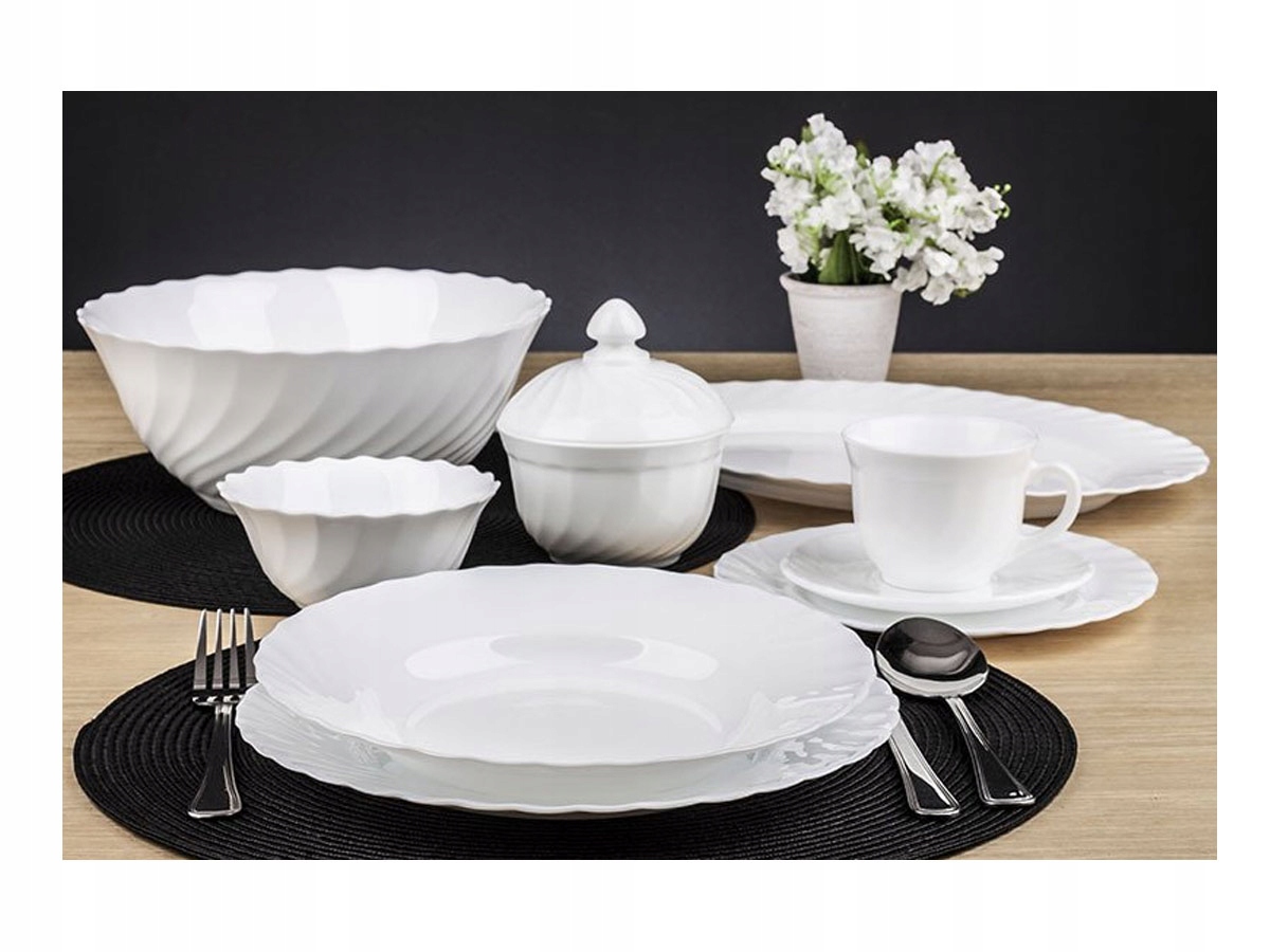 Półmisek okrągły 31 cm biały TRIANON LUMINARC Stan opakowania zastępcze